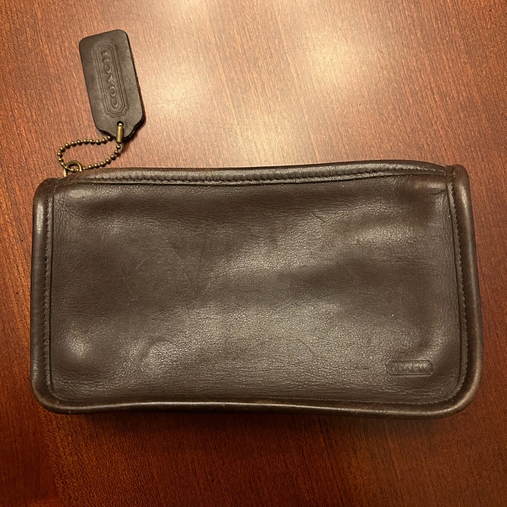 Coach Vintage Cosmetic Bag used condition